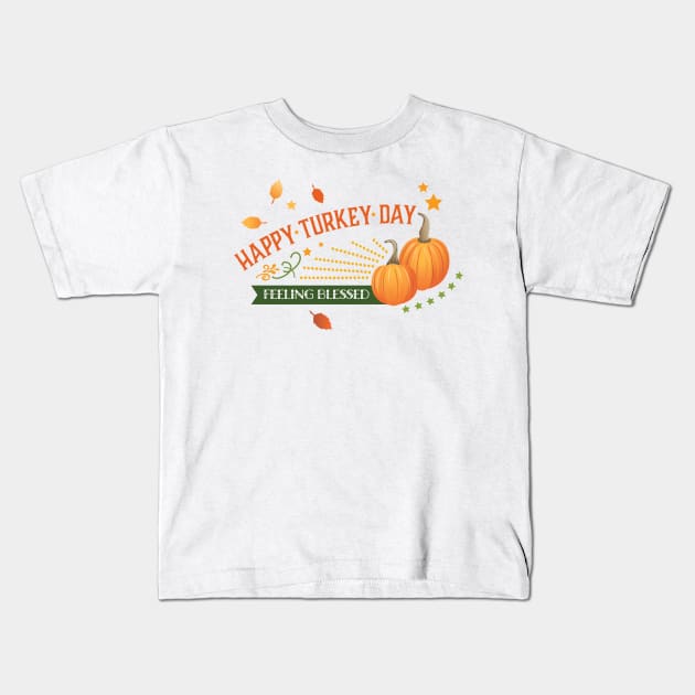 Thanksgiving! Kids T-Shirt by SWON Design